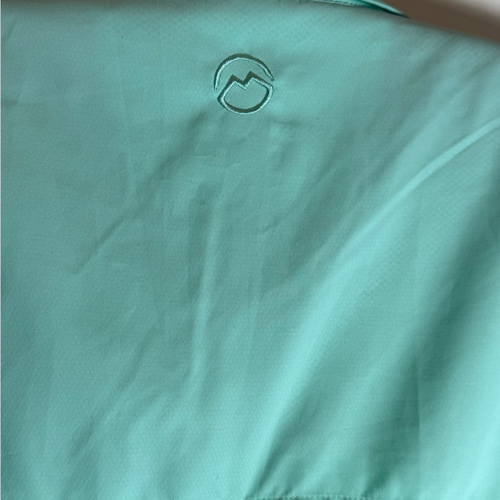 Magellan Women’s 3X Aqua Fishing Shirt Moisture Wicking Button Front Top - Picture 7 of 7
